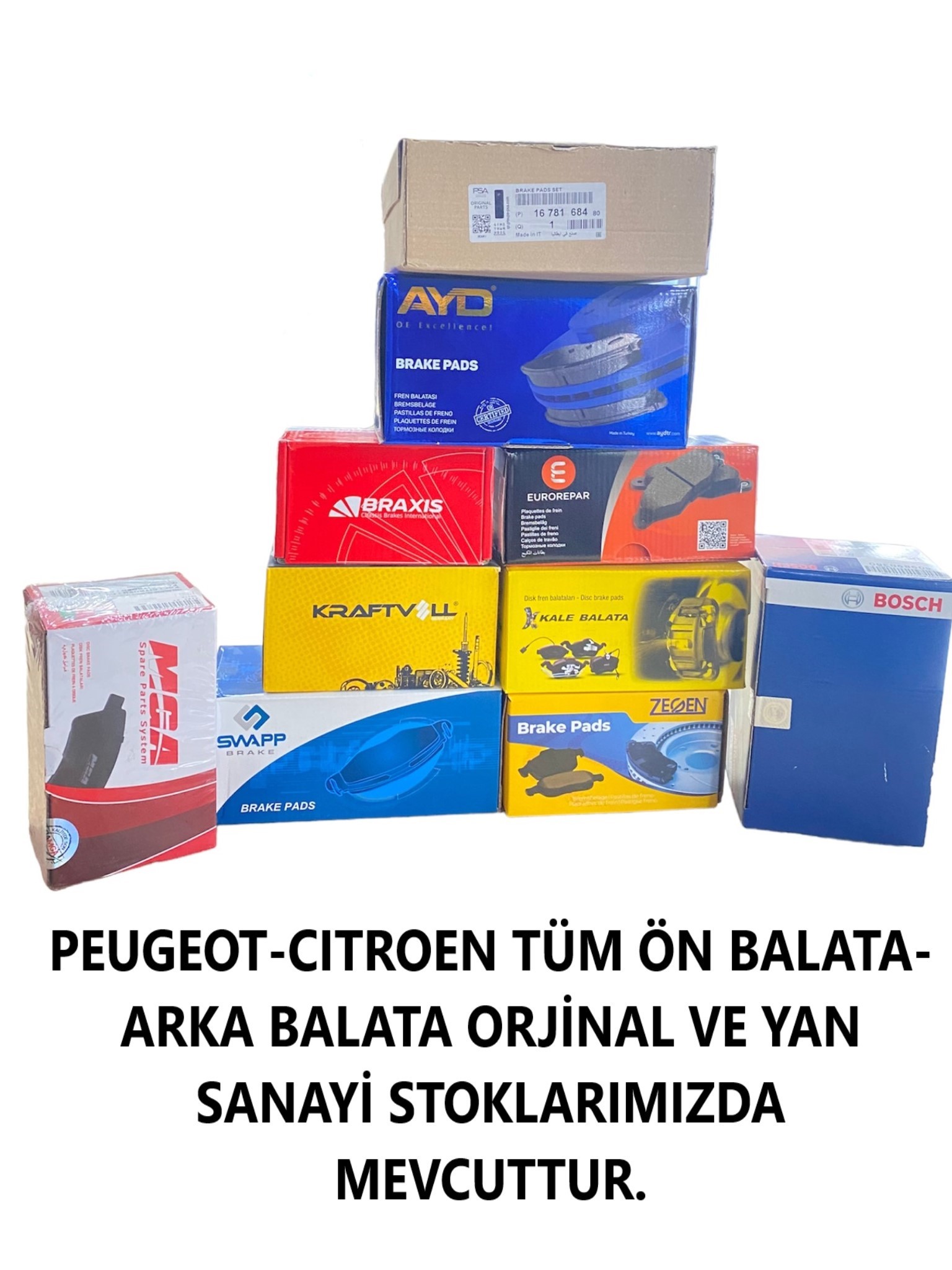 ÖN BALATA - ARKA BALATA