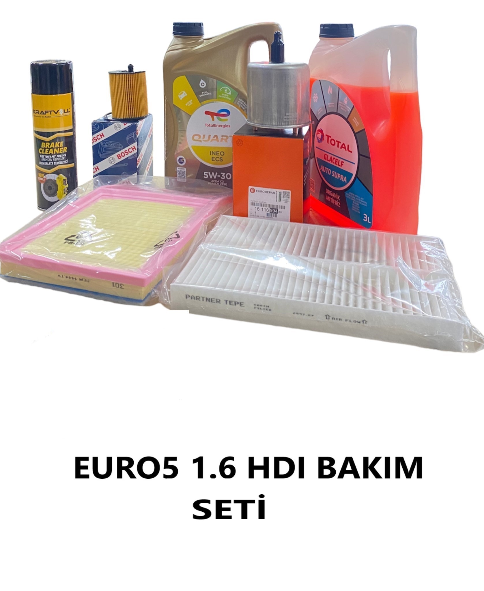 EURO5 1.6 HDI BAKIM SETİ